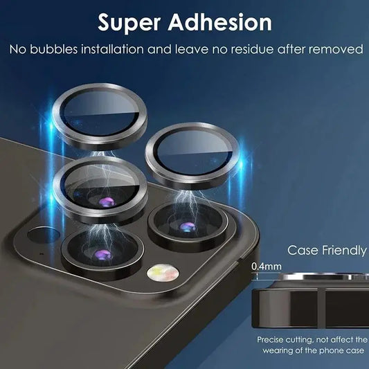 3PCS Camera Lens Protector For iPhone 16 15 14 Pro Max Plus Metal Protector Glass For iPhone 15 14 PM 13 Promax Mini Camera Lens