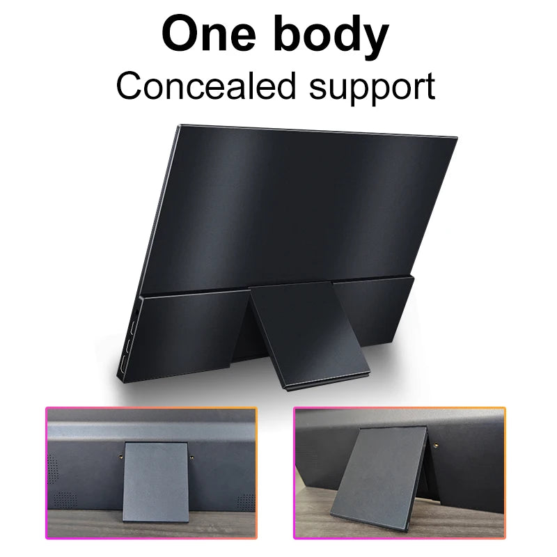 LANLIPU 16inch 120Hz 100%sRGB 1920*1200 IPS VESA Portable Monitor for Xbox/PS4/5/Switch/ Cell Phones/PC/MAC Extention Display