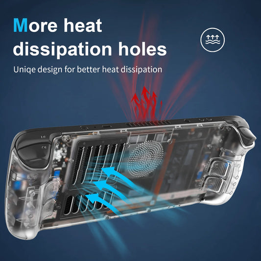 New Arrival Gaming Accessories For Steam Deck Custom Replacement Faceplate Back Plate Housing Shell for Steam Deck LCD Console