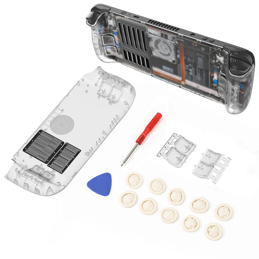 New Arrival Gaming Accessories For Steam Deck Custom Replacement Faceplate Back Plate Housing Shell for Steam Deck LCD Console