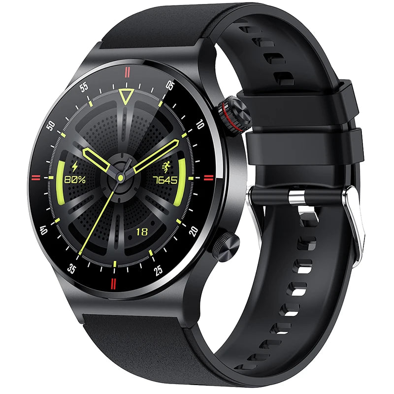 GPS ECG+PPG Bluetooth Call Smart Watch Men 2025 Sports Bracelet NFC Waterproof Custom Watch Face Men SmartWatch For IOS Android