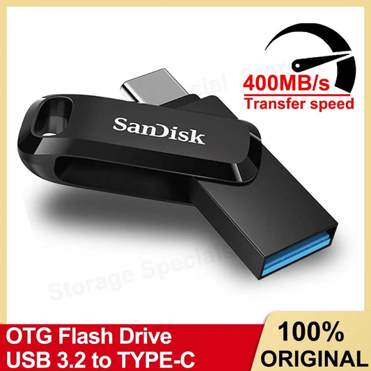 For iPhone 15 Plus/Pro/Max Ultra Dual Drive Go OTG Flash Drive USB3.2 Type-C Pendrive 64G 128G 256G 512G for Smartphone Laptop