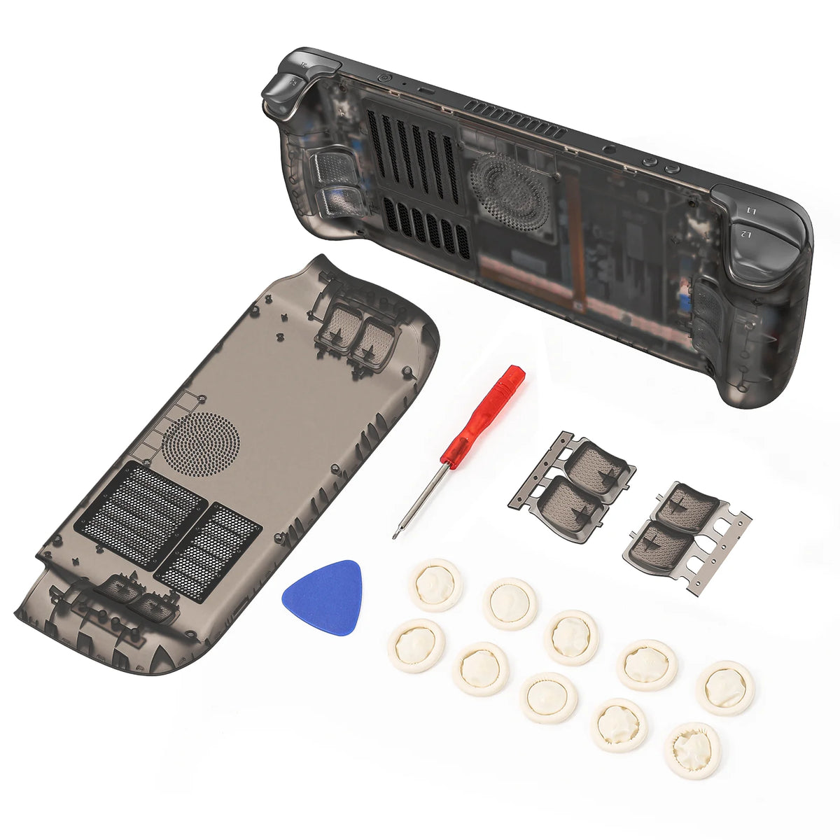 New Arrival Gaming Accessories For Steam Deck Custom Replacement Faceplate Back Plate Housing Shell for Steam Deck LCD Console