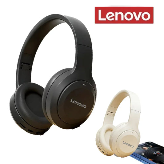Lenovo Original Bluetooth Earphones Over-ear Foldable Computer Wireless Headphones Noise Cancellation HIFI Stereo Gaming Headset