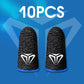 10pcs Mobile Game Fingertip Gloves For PUBG Gamer Sweatproof Anti-slip Touch Screen Finger Sleeve Breathable Gaming Finger Cover