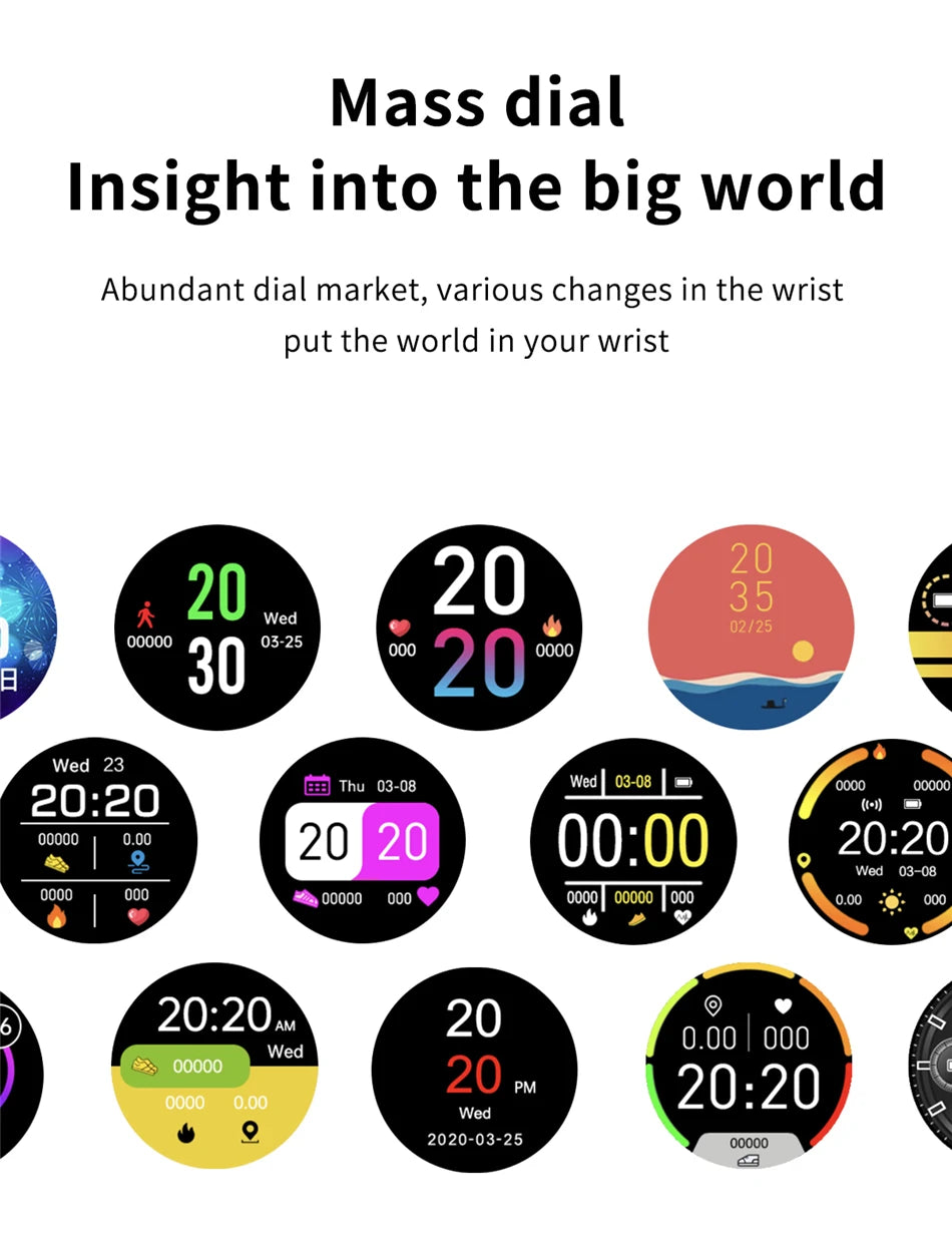 ZL02 Men Smart Watch Full Touch Screen Fitness Tracker IP68 Waterproof Sport Smartwatch BT Call Wrist Watches for Men Women 2026