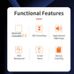 Portable Speaker Wireless  Bluetooth-compatible Subwoofer Outdoor Waterproof Loudspeaker Stereo Surround Support FM RadioTF