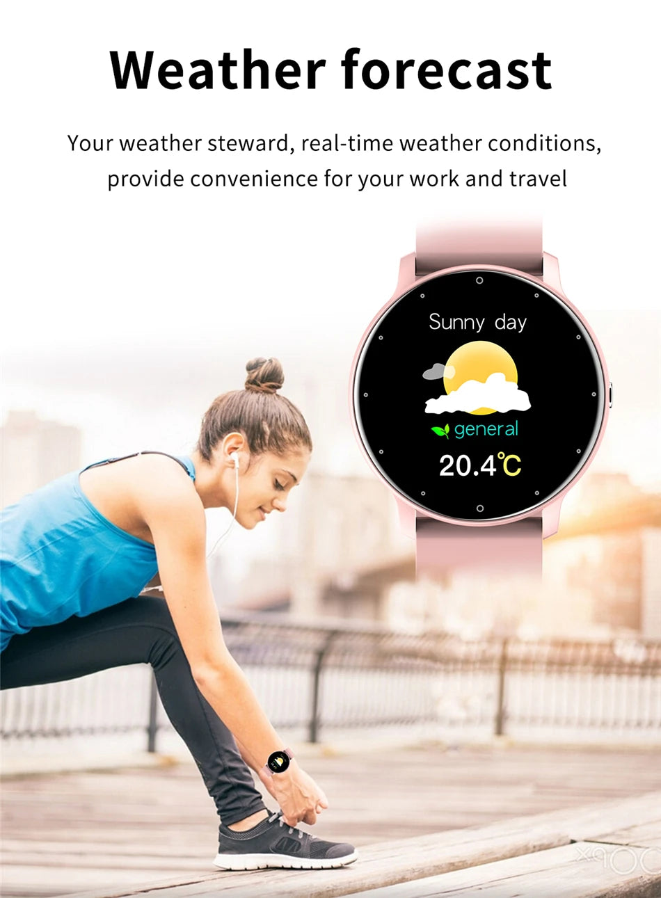 ZL02 Men Smart Watch Full Touch Screen Fitness Tracker IP68 Waterproof Sport Smartwatch BT Call Wrist Watches for Men Women 2026