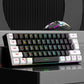 Keyboard and mouse sets 60% RGB gaming with keyboards mouse combo pc kit gamer backlit mini 61 keys computer wired set key board