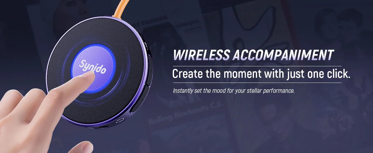 Synido Live Dock A10/A20 Audio Adapter with USB-C Music Recording Portable Audio Interface for iPhone Android Phones PC computer