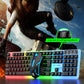 GTX350 Gaming Keyboard Mouse Combos Computer Laptop Backlight Gamer Kit LED Wired Usb Keyboard GTX350 Set-Black