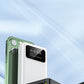 New Style BCAK power bank 20000mAh self-contained cable fast charging mini mobile phone gift mobile power supply