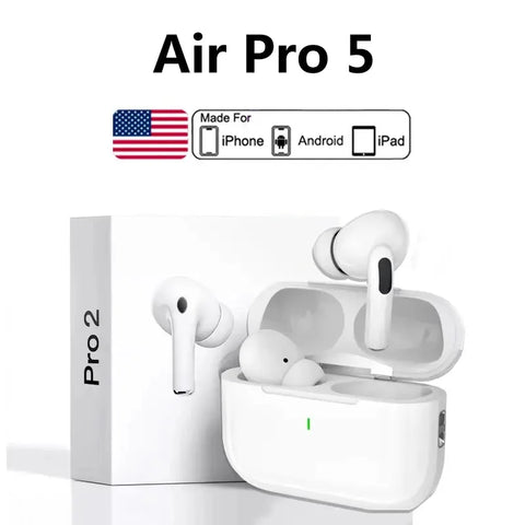 New Air Pro TWS Wireless Bluetooth Earphones Headphones In Ear Earbuds Sports ANC Noise Cancelling Headset for IPhone Android