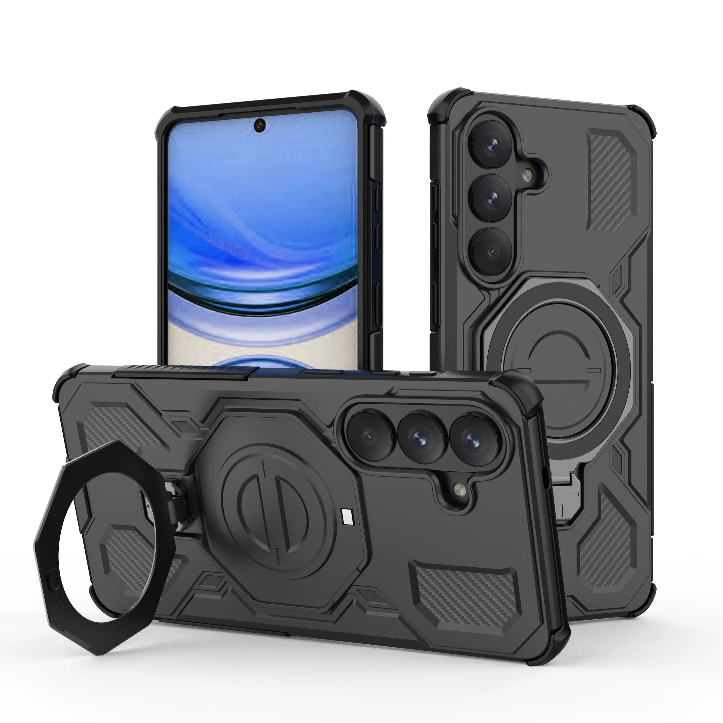 Protector Armor Case for Samsung Galaxy S26 Ultra S25 FE 5G S26 Plus A17 A57 A37 A56 A16 A36 Wireless Charge Phone Accessories