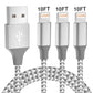 [MFi Certified]10FT USB-A to Lightning Fast Charging Cable Nylon Charger Cord For iPhone 14 13 12/pro/Max XR 8 7 6 SE iPadmini