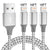 [MFi Certified]10FT USB-A to Lightning Fast Charging Cable Nylon Charger Cord For iPhone 14 13 12/pro/Max XR 8 7 6 SE iPadmini