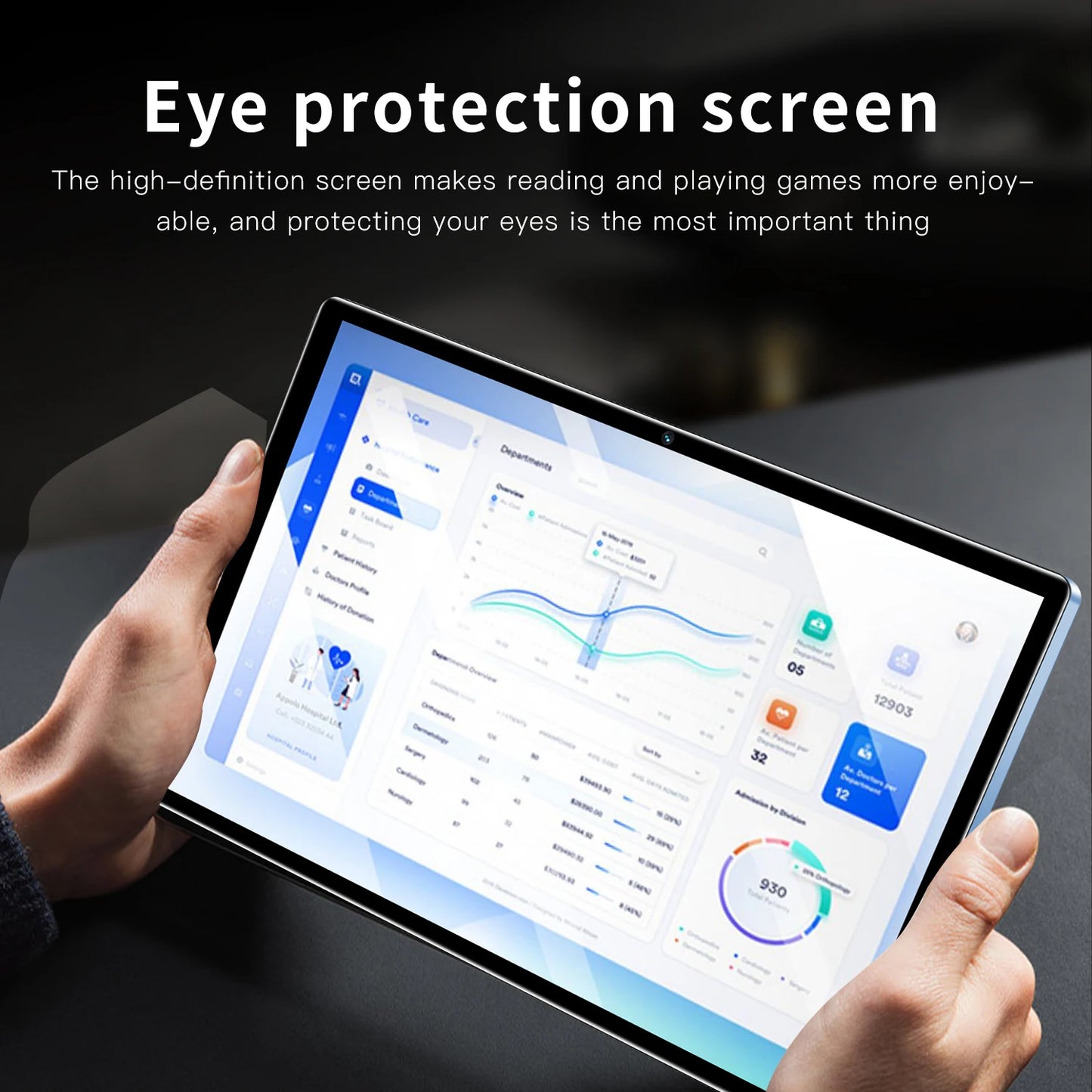 New 10.1 Inch Tablets Octa Core 4GB RAM 64GB ROM Dual SIM Cards 3G Phone Call WiFi Bluetooth Google Play Tablet Pc Android 13