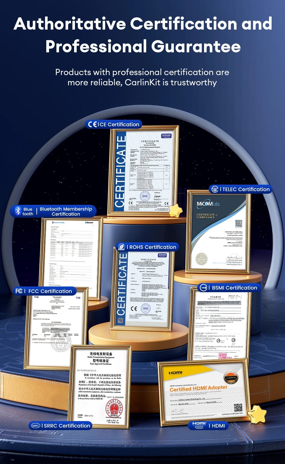 CarlinKit 8G+256G /128G Android 15 Ultra CarPlay TV Box For Netflix IPTV GPS Wireless CarPlay &Android Auto Smart Car Video Box