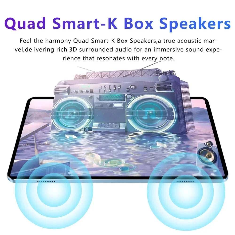 New Tablet Pad 16 Pro 11 inch Android 22GB+2TB Tablets 20000mah Battery Global Version 4G 5G Dual SIM WIFI Tab Kids Tablet PC