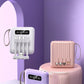Mirror Screen Mini Fast Charge Large Capacity 20000 MAh Fast Charging Power Bank Sharing With Cable Mobile Power Supply