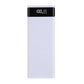 8X18650 Dual USB Power Bank Shell Micro USB Type C 5V 4.5A DIY Case Battery Charge Storage Box Super Fast Charge without Battery