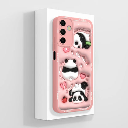 Phone Cases For Samsung Galaxy A15 Lovely Cats Camera Protection Soft Silicone Cover For SamsungGalaxy A 15 Fundas Bumper Coque