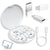 Portable Multi-functional Data Cable Storage Box, 60W Fast Charging Mobile Phone Holder, Charging Cable Set, Multi Head Adapter
