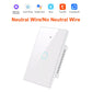 Smart Life Wifi+Bluetooth Touch Light Switch No Neutral Wire &Neutral Wire US Touch Panel Wall Switches Tuya Alexa Google Home