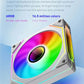 UPSIREN UF-1 PRISM 4 PRO Computer Chassis Fan 12cm ARGB 4 Pin PWM Quiet Cooling Fan 12V Large Air Volume 45.2CFM/600-1500RPM