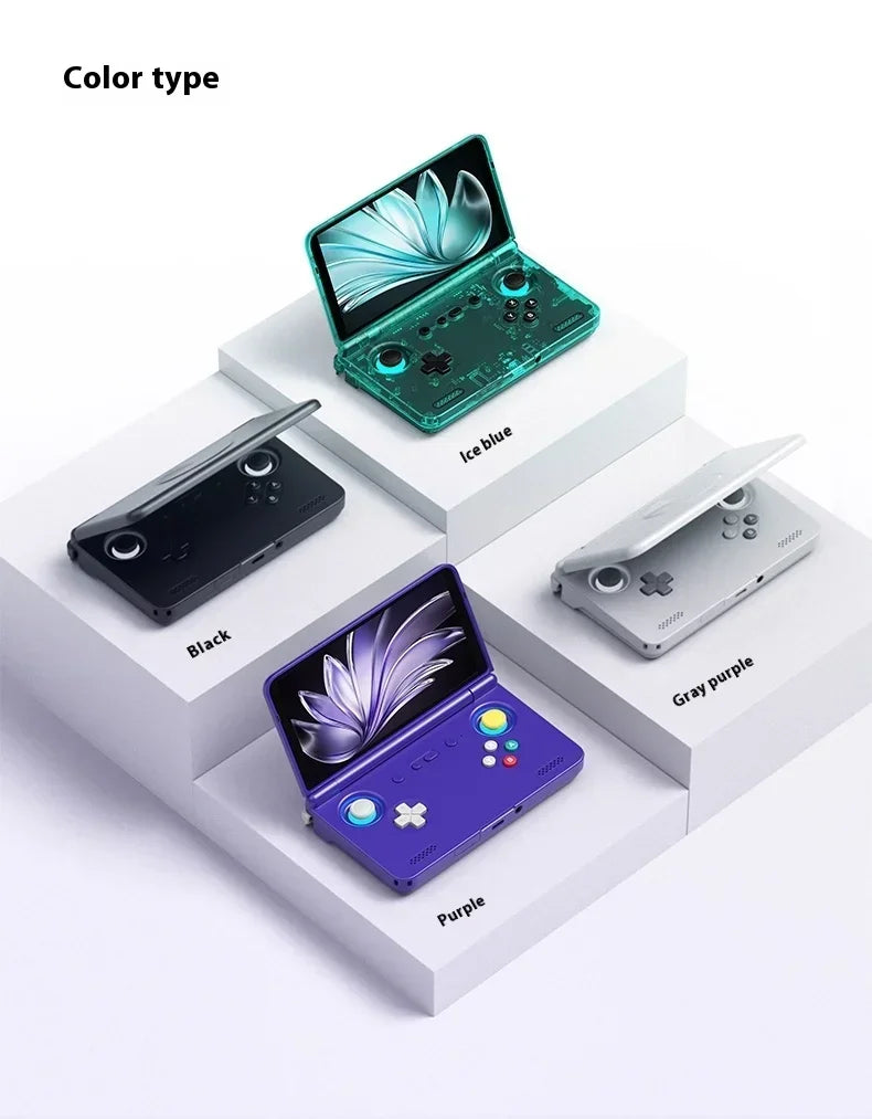 Retroid Pocket Flip2 Game Console 1080p Folding Game Console AMOLED 500Nits 5.5" Screen 5000mAh Handheld Game Machine Custom