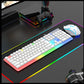 GTX350 Gaming Keyboard Mouse Combos Computer Laptop Backlight Gamer Kit LED Wired Usb Keyboard GTX350 Set-Black