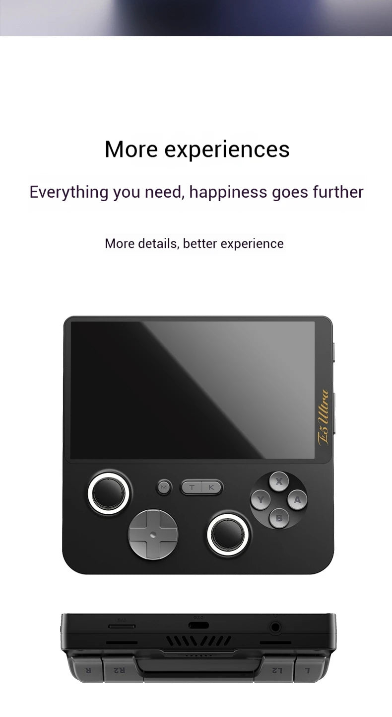 GAMEMT E5 Ultra Gaming Console Hall-Effect Joystick Handheld 5" 1280*720 60Hz IPS Touch Screen 5000mAh Portable Android Consoles