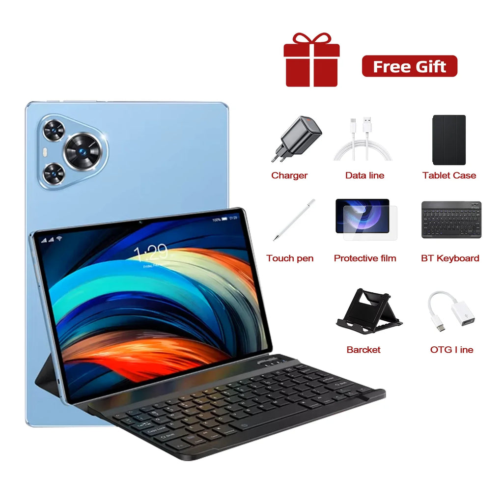 New Tablet Pad 16 Pro 11 inch Android 22GB+2TB Tablets 20000mah Battery Global Version 4G 5G Dual SIM WIFI Tab Kids Tablet PC