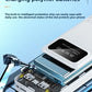 New Style BCAK power bank 20000mAh self-contained cable fast charging mini mobile phone gift mobile power supply