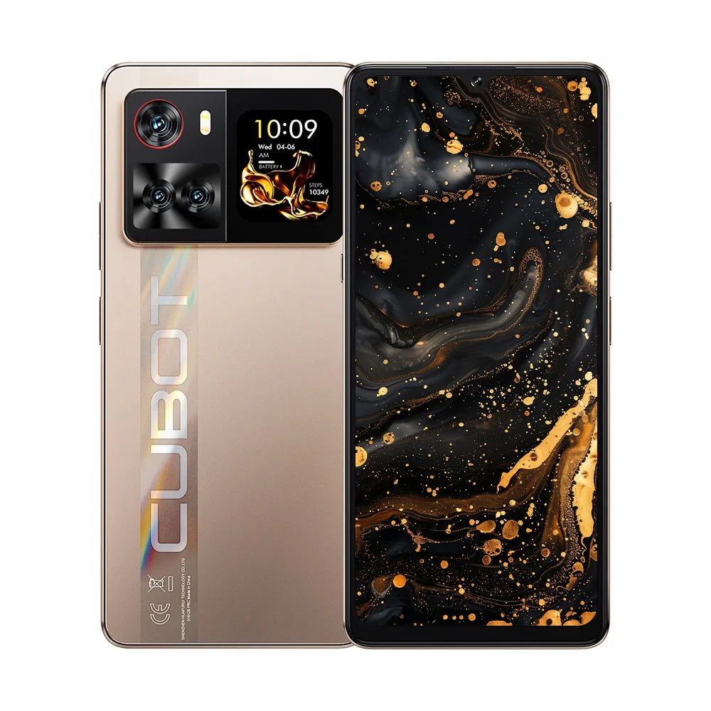 NEW Cubot X100 Android 15 Smartphone Dimensity 7025 5G 1.72" Rear Display 64MP Main Camera 5100mAh Battery 33W Fast Charging NFC