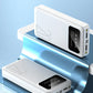 New Style BCAK power bank 20000mAh self-contained cable fast charging mini mobile phone gift mobile power supply