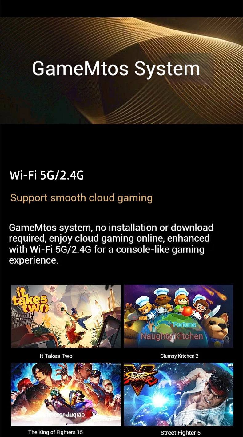 GAMEMT E5 Ultra Gaming Console Hall-Effect Joystick Handheld 5" 1280*720 60Hz IPS Touch Screen 5000mAh Portable Android Consoles