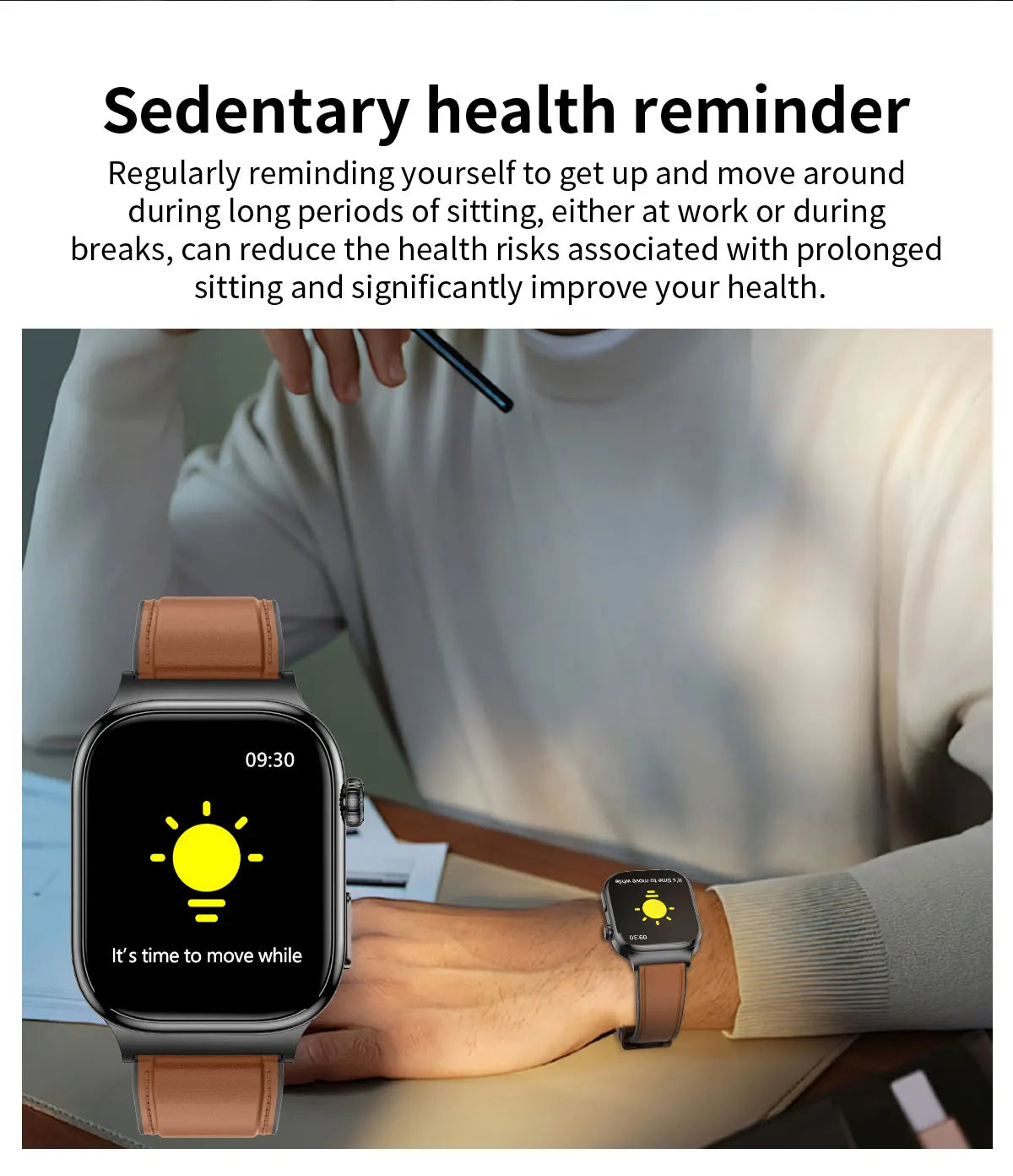 Upgraded Micro Physical Examination Smart Watches For Man Uric Acid Body Fat Five Organ Health Watches Bluetooth Call SmartWatch