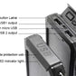 Real Capacity 200000mAh  Large Capacity Solar Power Bank New Portable With Lanyard Compass External Battery Outdoor Camping
