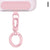 Metal Phone Lanyard Gasket Patch Rotatable Metal Buckle Hanging   Steel Clip Card Cord Tab Mobile Phone Accessories