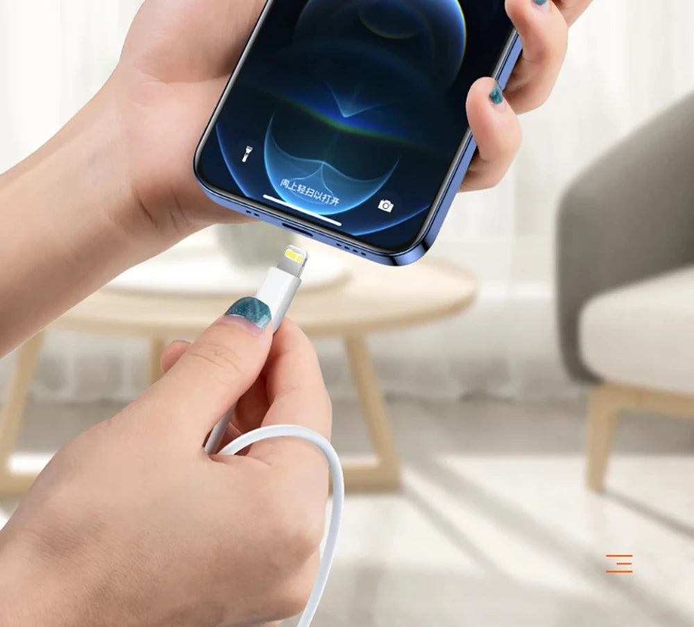 20W PD USB to Lighting USB C to Lighting Fast Charger Cable For Apple iPhone 14 13 12 11 Pro Max X XR Plus iPad Data Sync Line