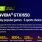 2025 New Gaming Laptop Computer Intel Core i9-10885H i7 8750H GTX1650 4G 16.1 Inch IPS Screen RAM Max 64GB 2*DDR4 2*M.2 NVMe