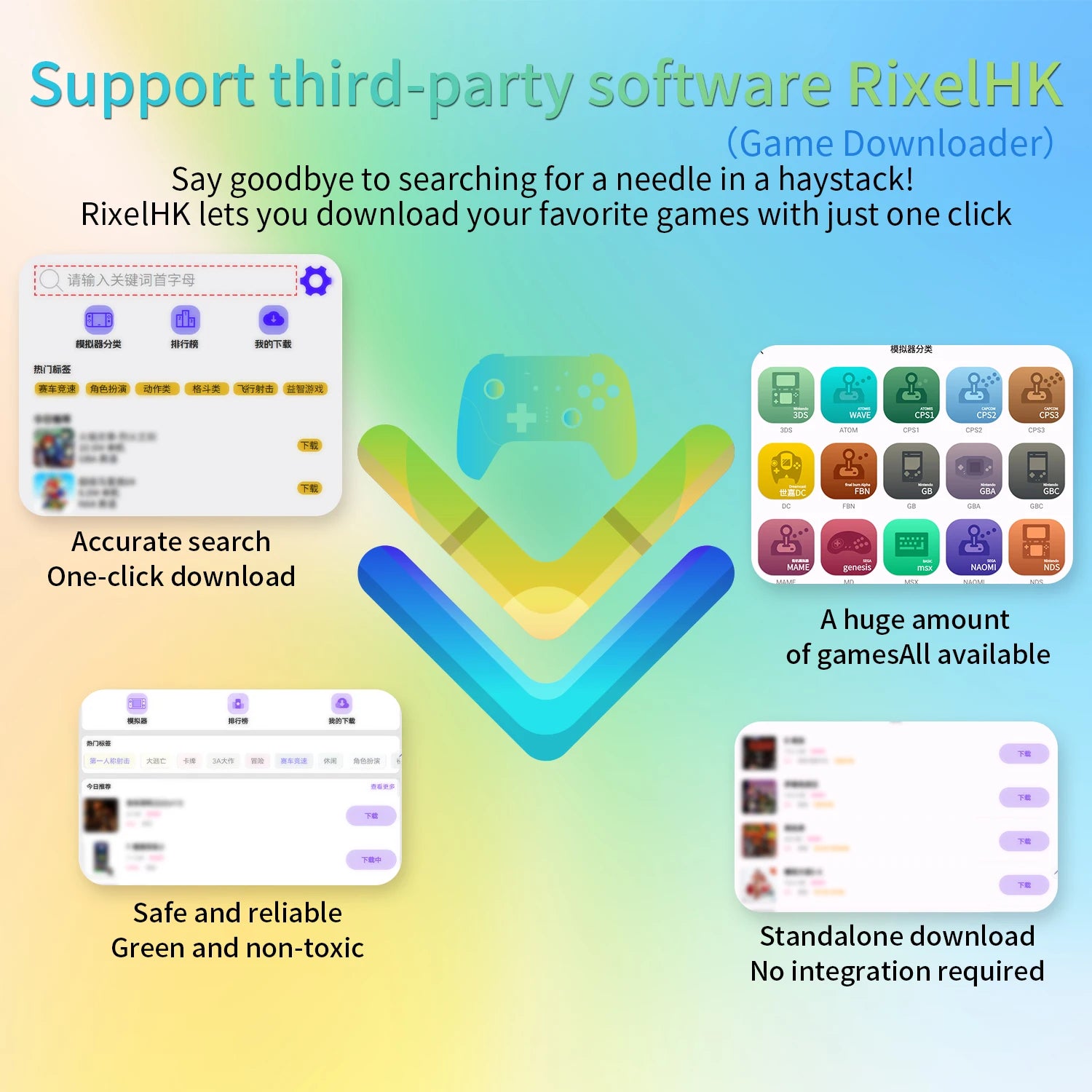 ANBERNIC RG CubeXX Handheld Game Console 3.95" IPS 720*720 Screen Linux WIFI Bluetooth HD-Connection Retro Video Gaming Console