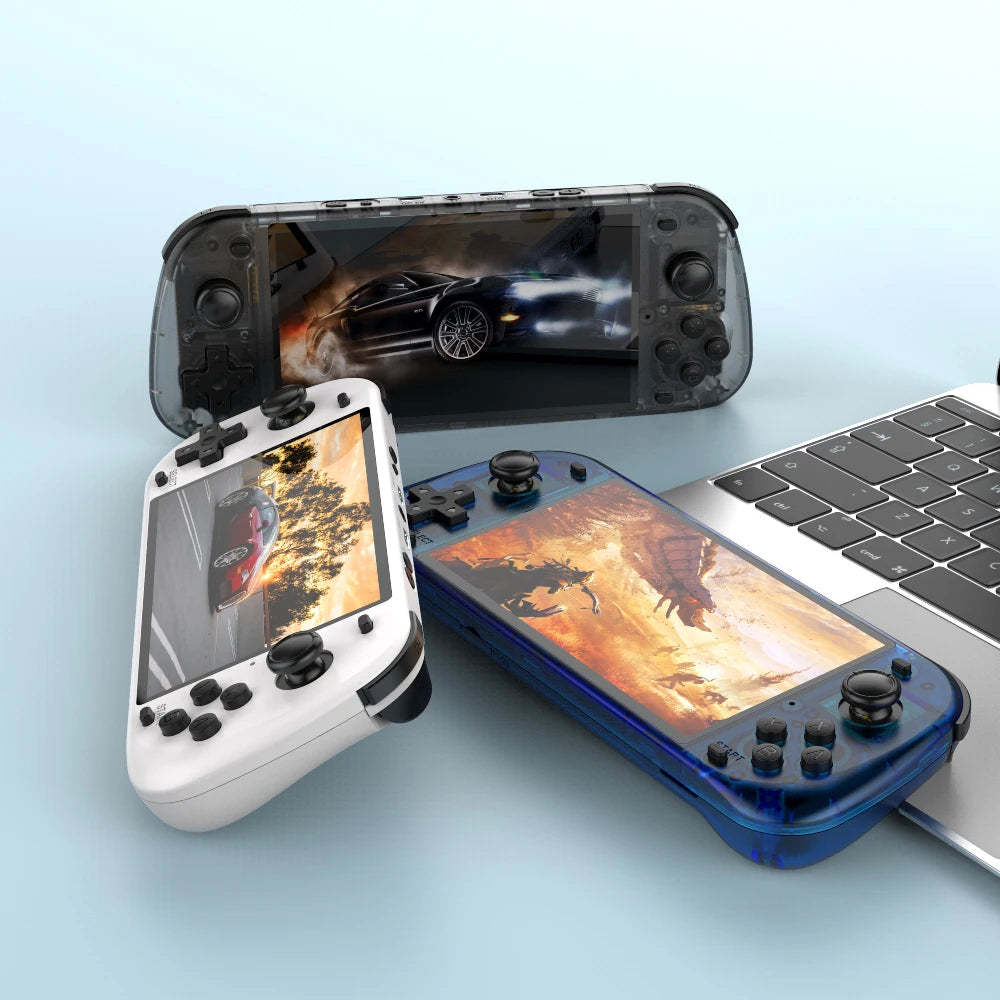 5.1inch Game Console R50S 128G IPS Screen Video Game Consoles Wifi Two-player Online Gaming Pocket R36S Upgraded Consolas