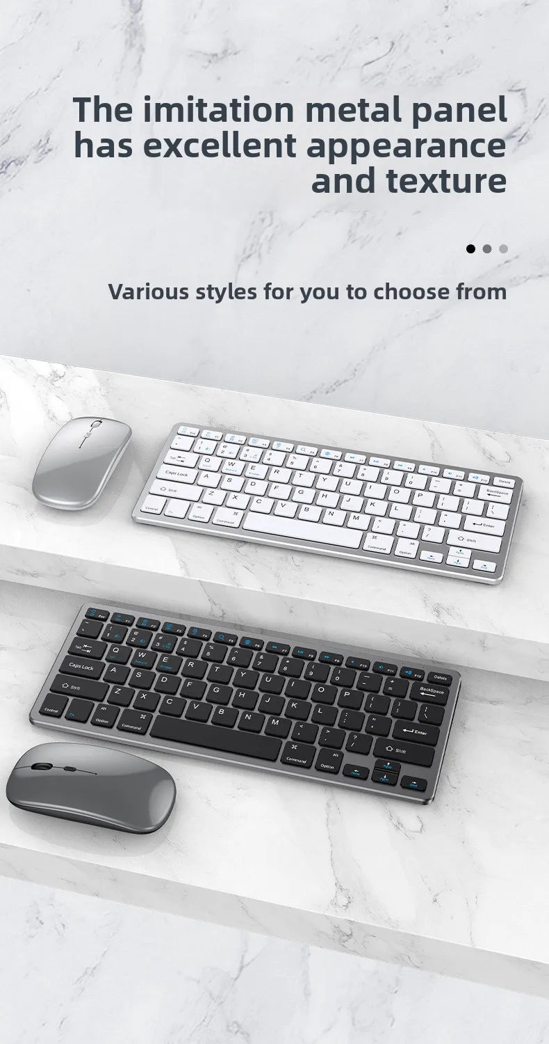 Wireless keyboard mouse combos 2.4G Bluetooth teclado e mouse kit pc clavier souris de ofertas claviers avec souris home office