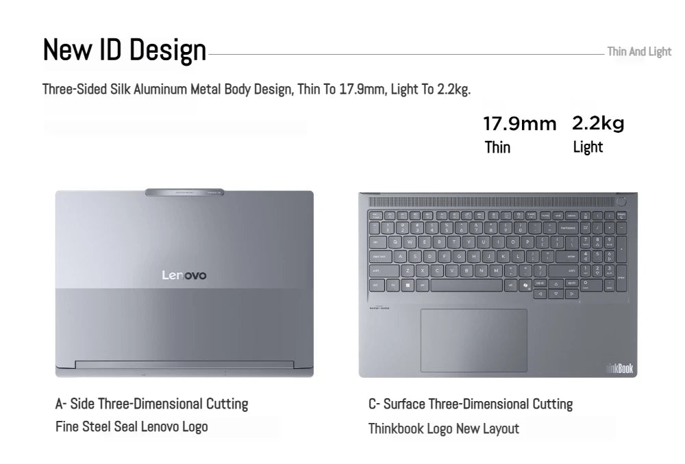 2025 ThinkBook 16p Laptop Intel Core Ultra 9 275HX RTX 5060/5070 32GB DDR5 1TB SSD 16" 3.2K/2.5K IPS LCD Screen Lenovo Notebook