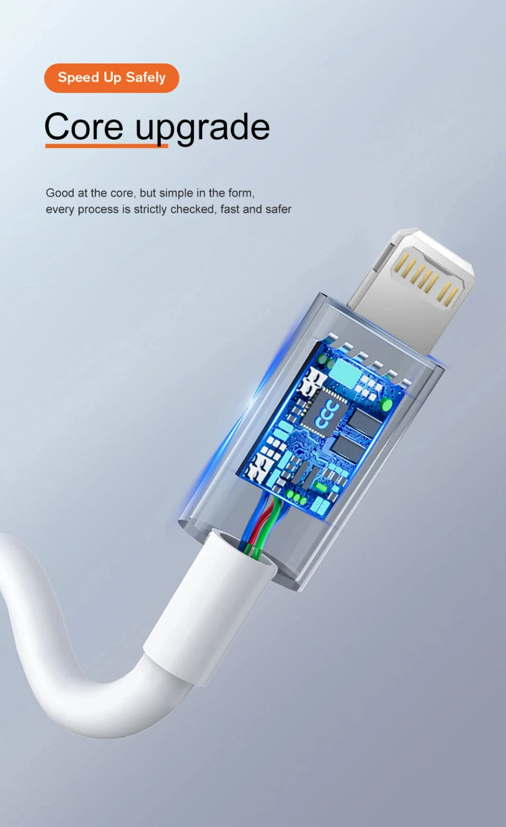 20W PD USB to Lighting USB C to Lighting Fast Charger Cable For Apple iPhone 14 13 12 11 Pro Max X XR Plus iPad Data Sync Line