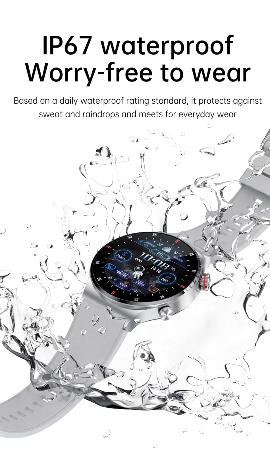 GPS ECG+PPG Bluetooth Call Smart Watch Men 2025 Sports Bracelet NFC Waterproof Custom Watch Face Men SmartWatch For IOS Android