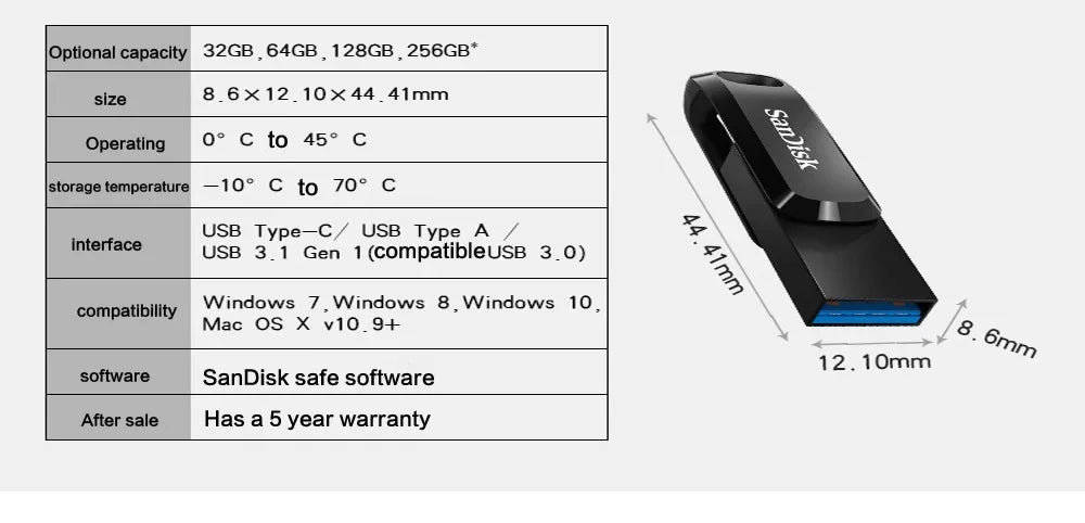 For iPhone 15 Plus/Pro/Max Ultra Dual Drive Go OTG Flash Drive USB3.2 Type-C Pendrive 64G 128G 256G 512G for Smartphone Laptop