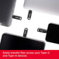 For iPhone 15 Plus/Pro/Max Ultra Dual Drive Go OTG Flash Drive USB3.2 Type-C Pendrive 64G 128G 256G 512G for Smartphone Laptop
